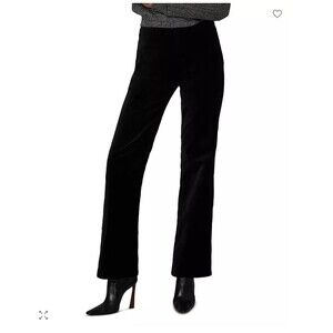 Joe's Jeans The Margot High Rise Straight Jeans in Velveteen Pants Black size 26